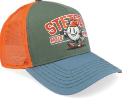 Discount Stetson Hole In One Green/Blue/Orange Trucker -
