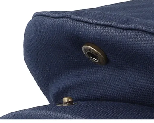 Flat Caps-Brixton Hooligan Snap Cap Washed Navy Flat Cap -