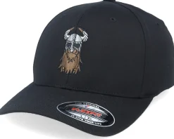 Outlet Vikings Horned Helmet Warrior Black Flexfit -