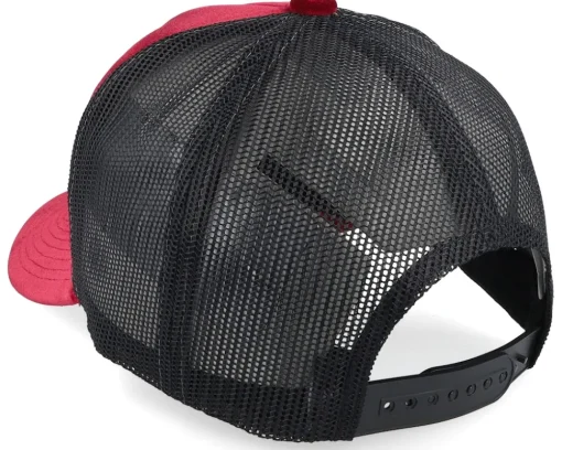 Trucker-Scenes Horror Clown Velvet Red/Black A-frame Trucker -