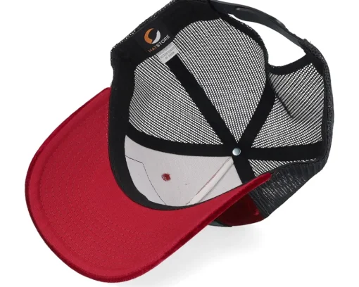 Trucker-Scenes Horror Clown Velvet Red/Black A-frame Trucker -