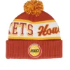 Outlet Mitchell & Ness Houston Rockets Block Sweep Knit Hwc Pom - Red