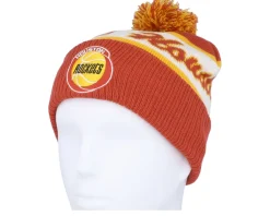 Outlet Mitchell & Ness Houston Rockets Block Sweep Knit Hwc Pom - Red