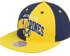Snapback-Mitchell & Ness Houston Rockets Pinwheel Of Fortune Navy/Red Snapback - Red, Blue