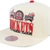 Sale Mitchell & Ness Houston Rockets Reframe Retro Off Snapback - White