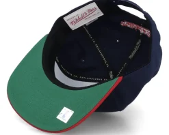 Snapback-Mitchell & Ness Houston Rockets Team 2 Tone 2.0 Navy/Red Snapback - Blue