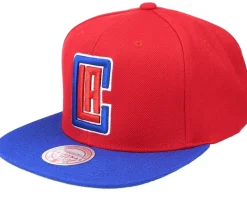 Snapback-Mitchell & Ness Houston Rockets Team 2 Tone 2.0 Navy/Red Snapback - Blue