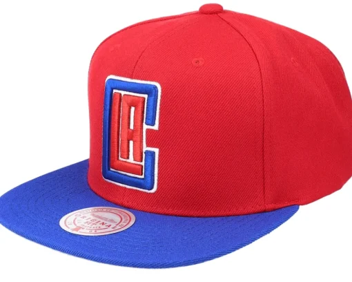 Snapback-Mitchell & Ness Houston Rockets Team 2 Tone 2.0 Navy/Red Snapback - Blue