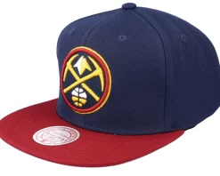 Snapback-Mitchell & Ness Houston Rockets Team 2 Tone 2.0 Navy/Red Snapback - Blue