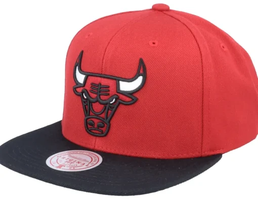 Snapback-Mitchell & Ness Houston Rockets Team 2 Tone 2.0 Navy/Red Snapback - Blue