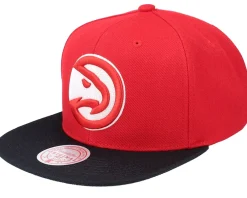 Snapback-Mitchell & Ness Houston Rockets Team 2 Tone 2.0 Navy/Red Snapback - Blue