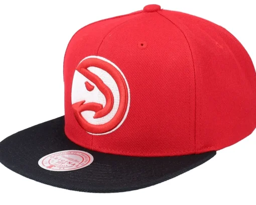 Snapback-Mitchell & Ness Houston Rockets Team 2 Tone 2.0 Navy/Red Snapback - Blue