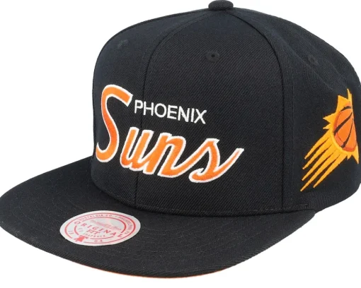 Snapback-Mitchell & Ness Houston Rockets Team Script 2.0 Snapback - Black