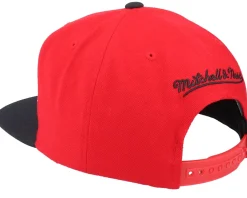 Snapback-Mitchell & Ness Houston Rockets Wool 2 Tone Royal/Yellow Snapback -