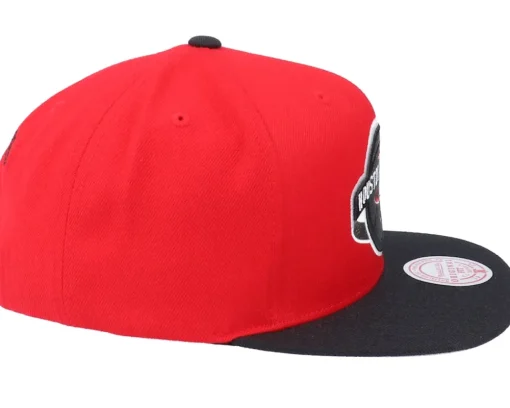 Snapback-Mitchell & Ness Houston Rockets Wool 2 Tone Royal/Yellow Snapback -