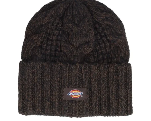 Knitted Beanies-Dickies Hoxie Beanie Java Cuff - Brown