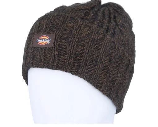 Knitted Beanies-Dickies Hoxie Beanie Java Cuff - Brown