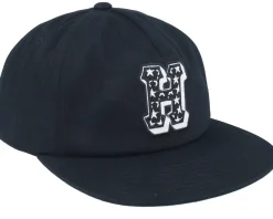 Snapback-HUF H-star Black Snapback -