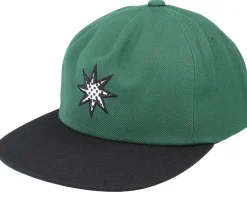 Snapback-HUF Star Dark Green Snapback -