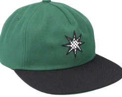Snapback-HUF Star Dark Green Snapback -
