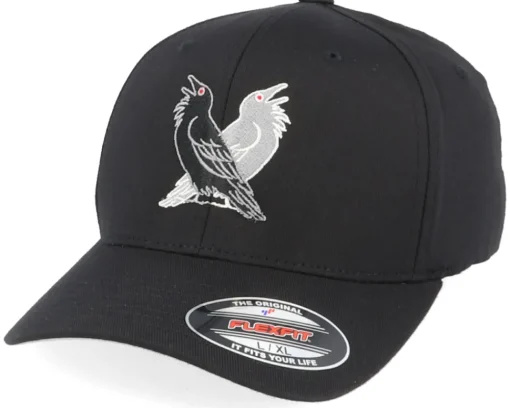 Sale Vikings Hugin Munin Black Flexfit -