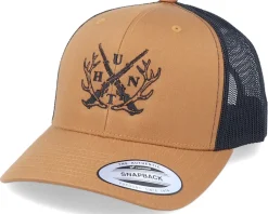 Trucker-Hunter Hunt X Antlers Caramel/Black Trucker -