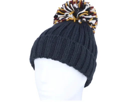 New Beechfield Hygge Beanie French Navy Pom -