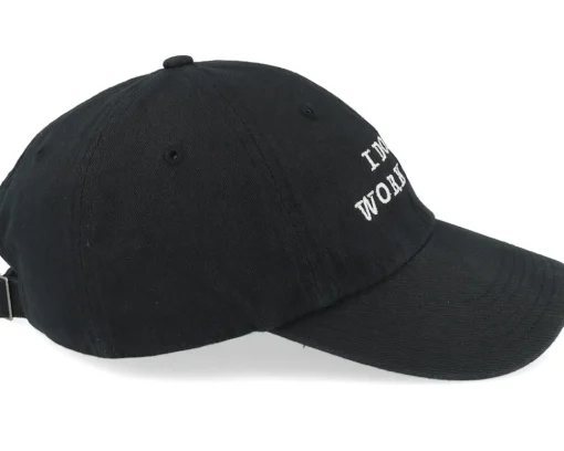 Dad Cap-Iconic I Dont Work Here Dad Cap - Black