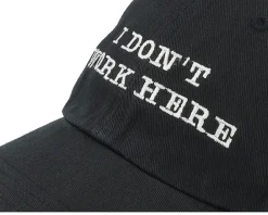 Dad Cap-Iconic I Dont Work Here Dad Cap - Black