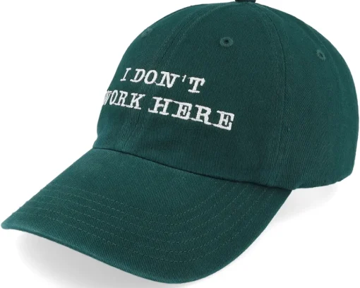 Dad Cap-Iconic I Dont Work Here Dad Cap - Black