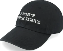 Dad Cap-Iconic I Dont Work Here Driftwood Dad Cap - Beige