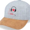 Adjustable-Iconic I Love Music Heather Grey/Suede Adjustable -