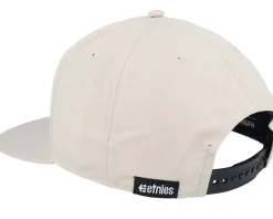 Snapback-Etnies Icon Tan/Brown Snapback - Beige