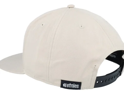 Snapback-Etnies Icon Tan/Brown Snapback - Beige