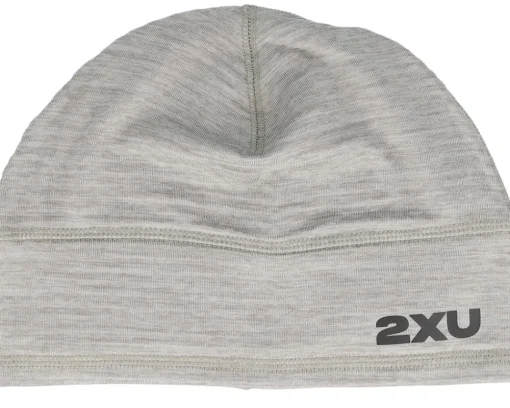 Sport Beanies-2XU Ignition Midnight/Silver Reflective Beanie - Blue