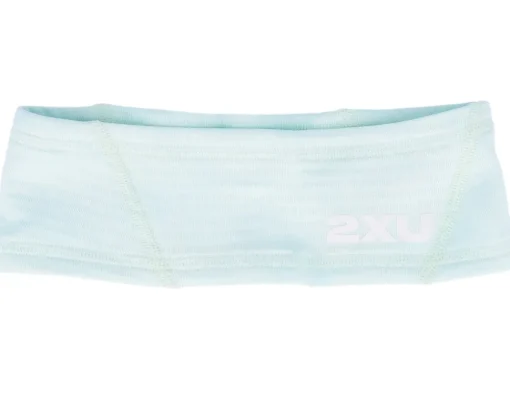 Sport Beanies-2XU Ignition Reflective Glacier/White Headband - Green