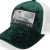 Trucker-Calza Pennello Italy Street And Classic Car Velvet /Ivory A-Frame Trucker - Green