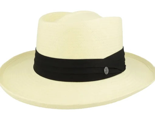 Straw Hat-Jaxon & James Ivory Toyo Gambler Natural Straw Hat -