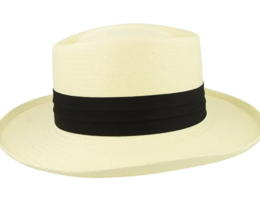 Straw Hat-Jaxon & James Ivory Toyo Gambler Natural Straw Hat -