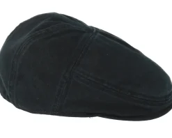 Flat Caps-Stetson Ivy Cap Cotton Black Flat cap -