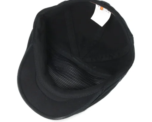 Flat Caps-Stetson Ivy Cap Cotton Black Flat cap -