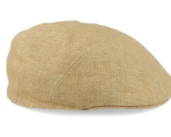 Fashion Stetson Ivy Cap Linen Sustainable Beige Flat Cap -