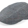 Online Stetson Ivy Cap Silk Black Herringbone Flat Cap -