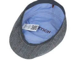 Online Stetson Ivy Cap Silk Black Herringbone Flat Cap -
