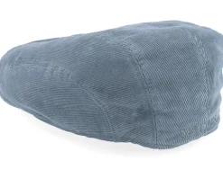 Flat Caps-Stetson Ivy Cap Sustainable Corduroy Blue Flat Cap -