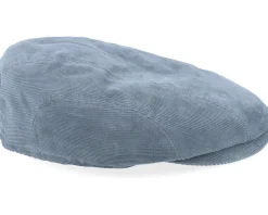 Flat Caps-Stetson Ivy Cap Sustainable Corduroy Blue Flat Cap -