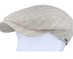 Flat Caps-Wigéns Ivy Contemporary Cap 103 Ecru Flat Cap -