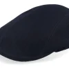 Flat Caps-Wigéns Ivy Modern Cap Black Flat Cap -