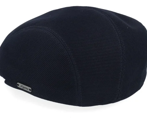 Flat Caps-Wigéns Ivy Modern Cap Black Flat Cap -