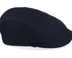 Flat Caps-Wigéns Ivy Modern Cap Black Flat Cap -